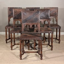 Set of 6 Antique Gothic