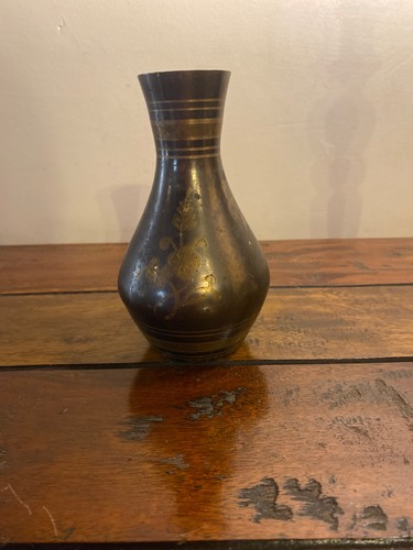 Small brass vase - small,