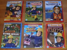 Fireman Sam - 6 DVD Bundle - Discs and Cases in Great Condition - All Region 2