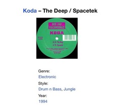 Koda The Deep / Spacetek Old