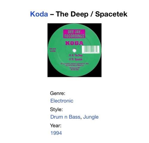 Koda the deep - /, spacetek