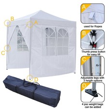 Pop gazebo garden marquee - up,