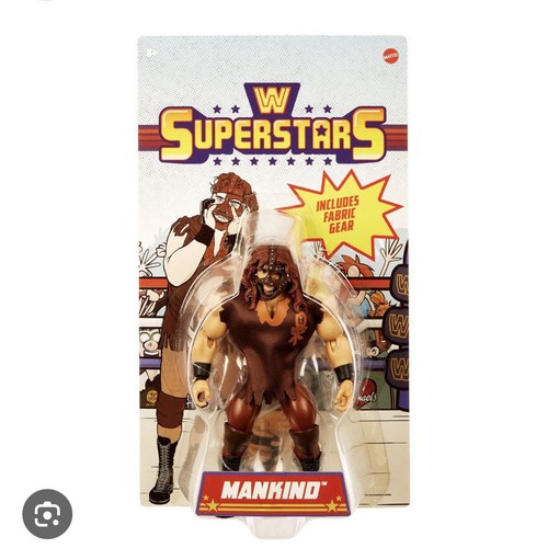 Wwe mattel superstars mankind - mattel, superstars,