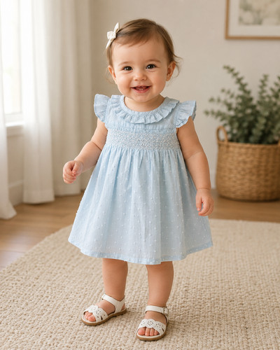 Baby girls smocked dress - baby,
