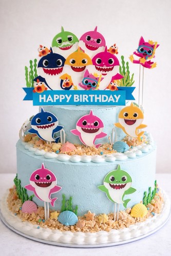 Birthday cake toppers baby - cake,