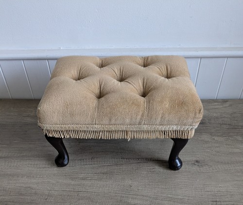 Vintage beige velvet buttoned - vintage,
