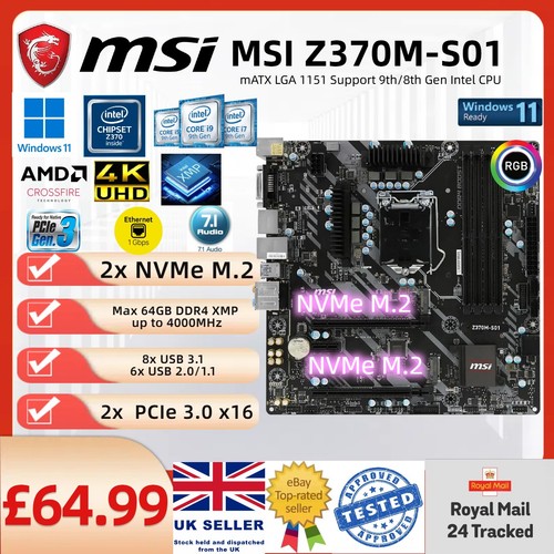 Gaming motherboard msi - msi, z370m