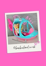 Barbie Helicopter With A Pilot  And Accessories 