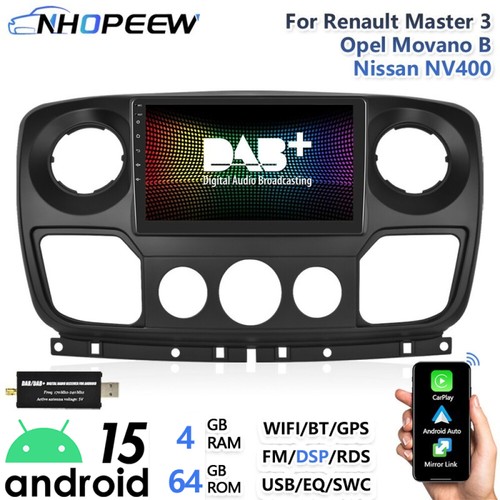 Dab android15 car radio - dab+,