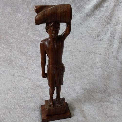 Hand carved wooden figure - wooden, of