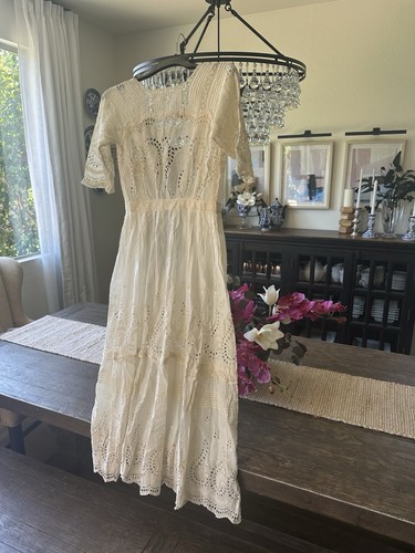 Edwardian white cotton - edwardian,