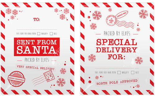 Pack jumbo santa sacks - santa,