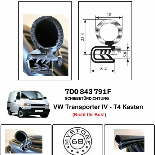 Sliding door gasket - gasket, vw
