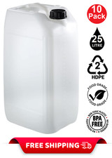10 x 25L LITRE PLASTIC WATER