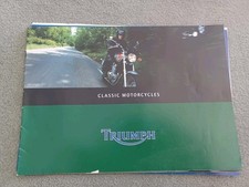 1999 Triumph Motorcycle Sales Brochure