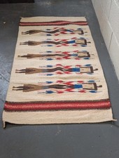 Vintage Navajo Yei figure rug