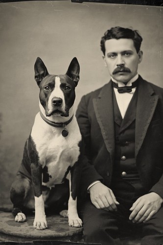 English bull terrier dog - bull,
