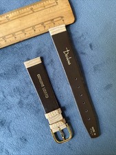 Darlena Genuine Lizard Watch Strap Approx 17mm Light Tan/Brown. New, Old Stock.