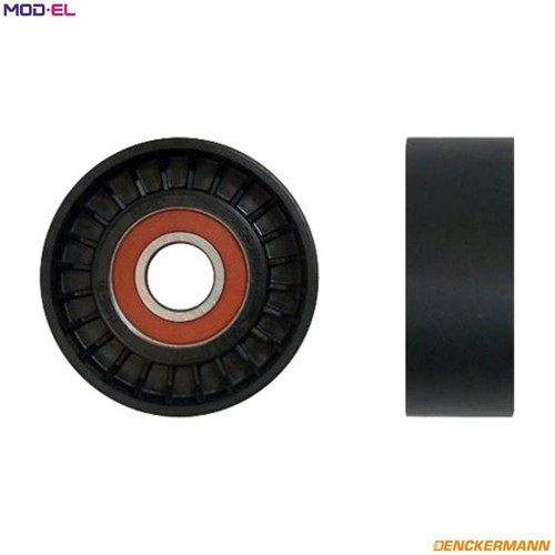 Tensioner pulley vribbed - tensioner,
