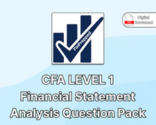 CFA Level 1 Exam: 2025-2026 Financial Statement Analysis Question Pack
