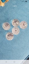 FIVE LARGE CRYSTAL DRAWER