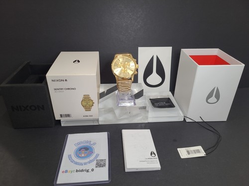 Nixon sentry chrono all gold - sentry,
