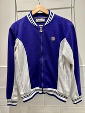 *Rare Colourway* FILA Vintage  MK1 Settanta Track Top Purple/Gardenia  Medium