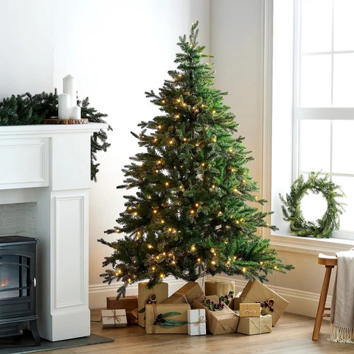 6ft pre lit christmas tree - pre-lit,