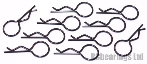 Bodyshell clips 5mm - r, 30.5mm
