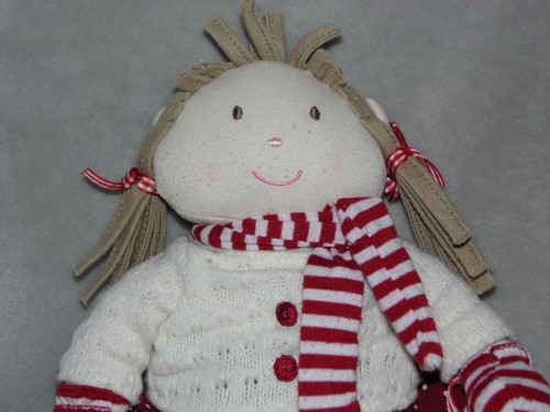 Winter berry doll - soft, toy