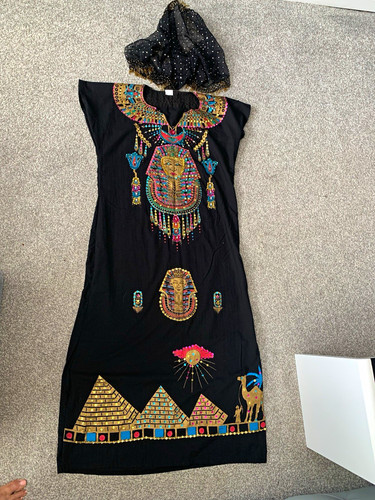 Black multicolour egyptian - black,