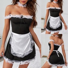 Womens Lace Sexy Lingerie Maid