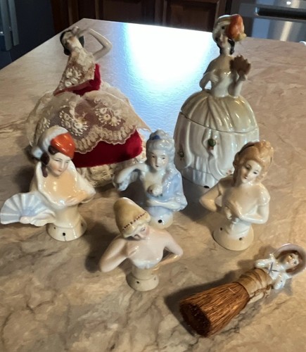 Antique half doll - antique, collection