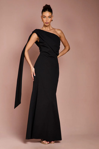 Coast black maxi dress womens - coast,