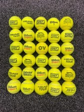 15/30 Branded Used Tennis Balls–Slazenger, Wilson, Dunlop–Fantastic Quality