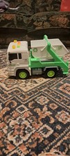 Friction  Powered Pull Back Toy Skip Lorry  With Lights And Sounds
