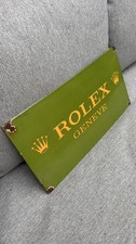 Vintage enamel rolex sign - vintage,