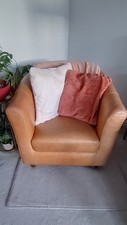 Genuine leather armchair - ., by