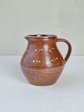 Small Salt Glazed Pottery Jug Pot Vase. 10cm Tall