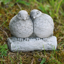 Blue Tits Stone Garden