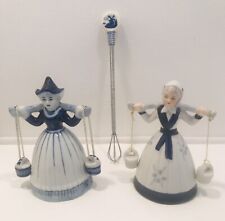 Delft Blue Pottery X2 Figurine
