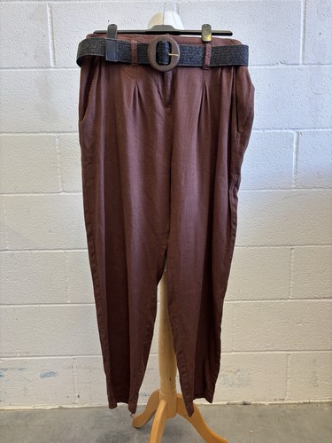 Next ladies brown linen - next,