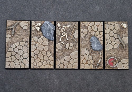 30x60mm square resin bases - , x5
