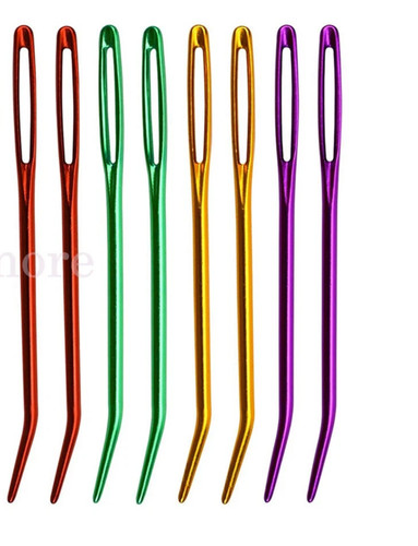 8pc large eye bent tip - 8pc,