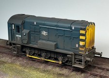 Dapol O Gauge CLASS 08 7D-008-020 08538 BR Blue With Wasp Stripes - Weathered