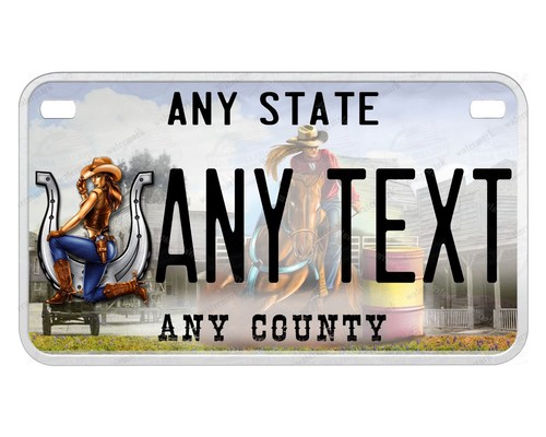 Cowgirl any state - state, text