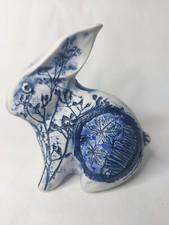 Tenmoku Pottery Cobalt Blue &