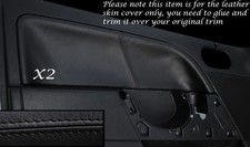 BLACK STITCH 2X FRONT DOOR