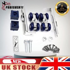 2Set Rail Track Pulley Sliding