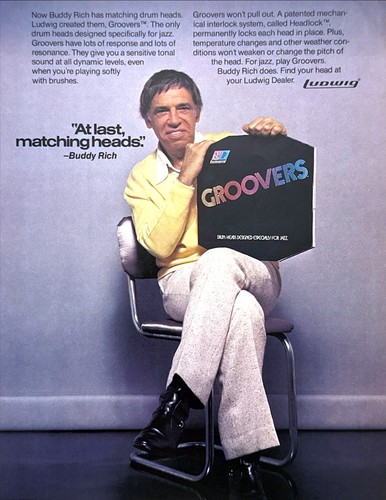 1979 drummer buddy rich photo - drummer,
